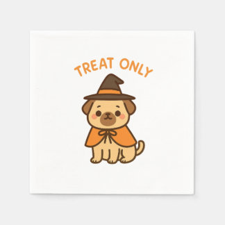 Funny Halloween Dog Lover Paper Napkins