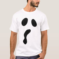 Funny Halloween face ghost scary boo Party