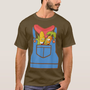 Funny Halloween Farmer Costume Simple Cute Farm T-Shirt