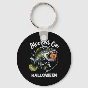Funny Halloween Fishing Boys Mens Zombie B Fish Pu Keychain