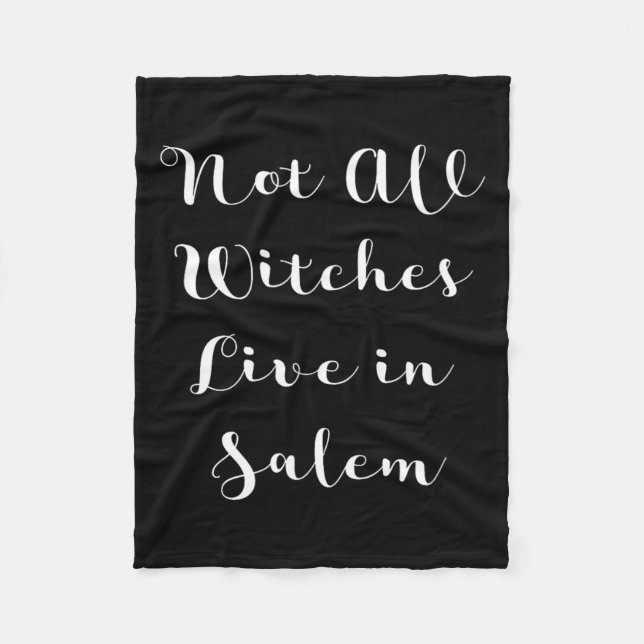 Funny Halloween Fleece Blanket (Front)