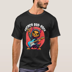 Funny Halloween French Bulldog Pumpkin Spooky Seas T-Shirt