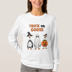 Funny Halloween Geese "Trick or Goose" Costume Des T-Shirt