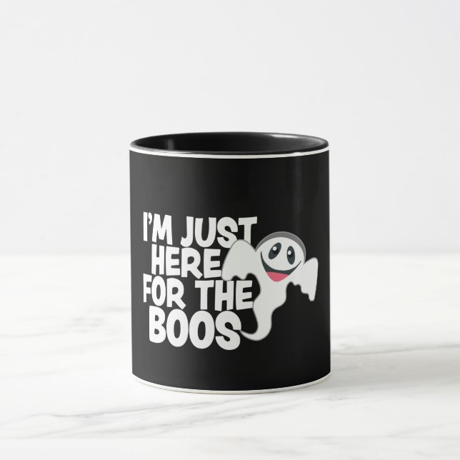 Funny Halloween Ghost Boos Pun  Mug (Center)