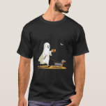Funny Halloween Ghost Dachshund Spooky Season Ween T-Shirt<br><div class="desc">Funny Halloween Ghost Dachshund Spooky Season Weenie Dog</div>