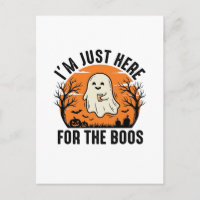 Funny Halloween Ghost Just Here for the Boos Shirt