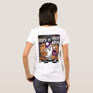 Funny Halloween Ghost & Pumpkins T-Shirt