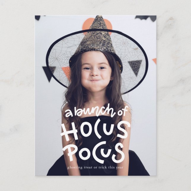 Funny Halloween Ghosting Trick or Treat This Year Postcard (Front)