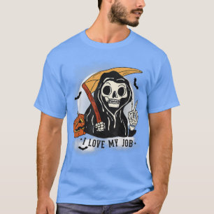 Funny Halloween Grim Reaper  T-Shirt