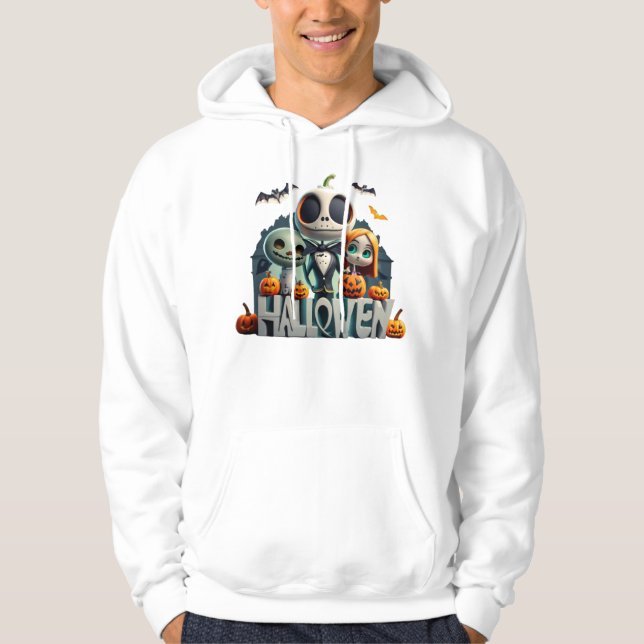 Funny Halloween, happy halloween Hoodie (Front)