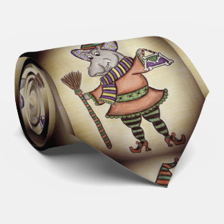 Funny Halloween Hippo Tie