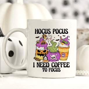 Funny Halloween Hocus Pocus Saying Coffee Mug