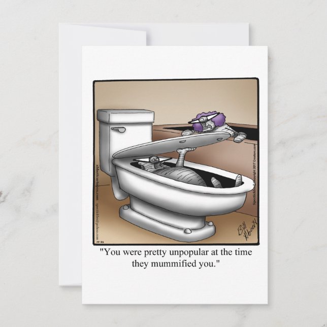 Funny Halloween Humour Carte de voeux (Devant)