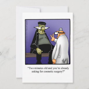 Funny Halloween Humour Carte de voeux