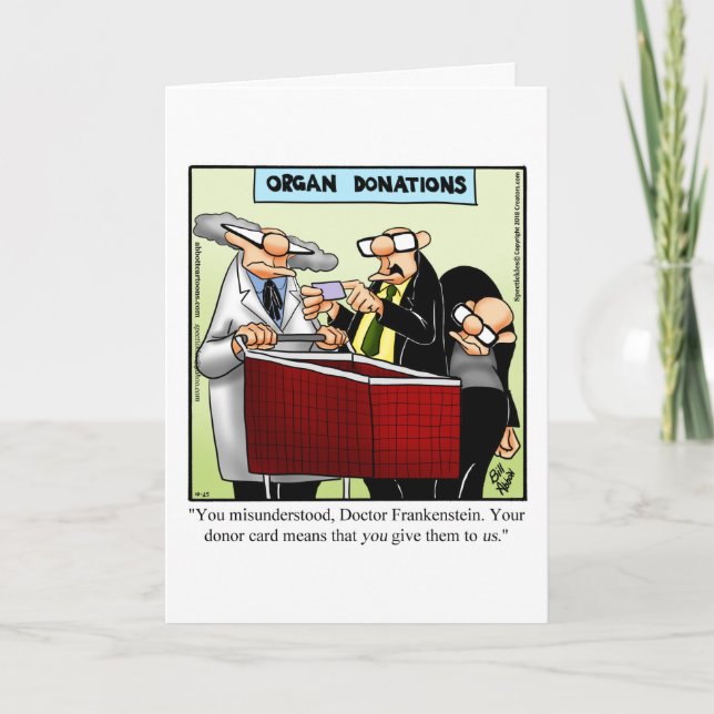 Funny Halloween Humour Carte de voeux (Devant)