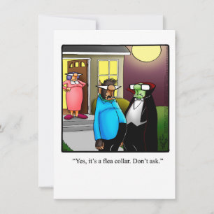 Funny Halloween Humour Carte de voeux