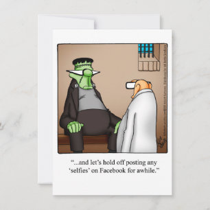 Funny Halloween Humour Carte de voeux