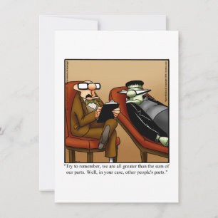 Funny Halloween Humour Carte de voeux