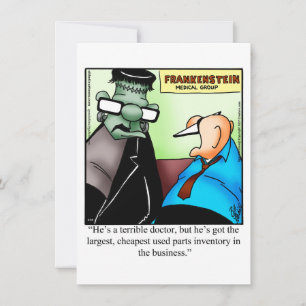 Funny Halloween Humour Carte de voeux