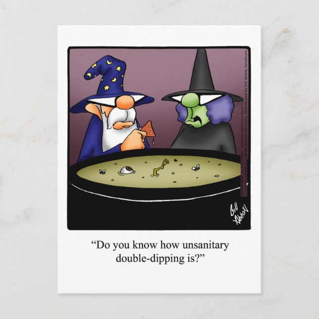 Funny Halloween Humour carte postale (Devant)