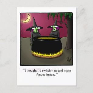 Funny Halloween Humour carte postale