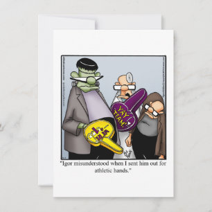 Funny Halloween Humour Greeting Card