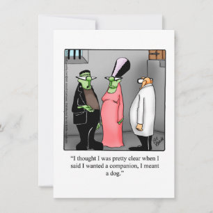 Funny Halloween Humour Greeting Card