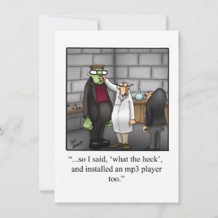 Funny Halloween Humour Greeting Card 