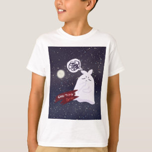 Funny Halloween Humour Overthinking Ghost T-Shirt