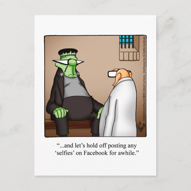 Funny Halloween Humour Postcards "Spectickles" (Front)