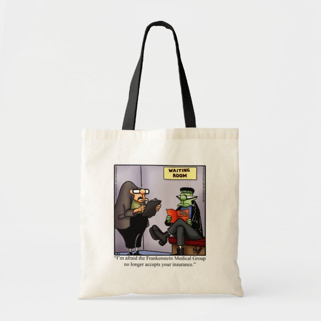Funny Halloween Humour Tote Bag Gift (Front)