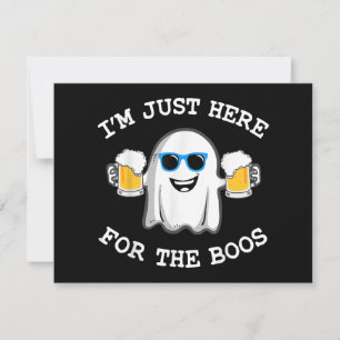Funny Halloween I'm just here for the boos costume