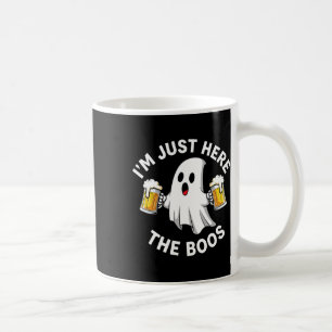 Funny Halloween I'm Just Here For The Boos Costume Coffee Mug