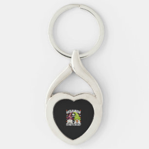 Funny Halloween Is My Favourite Holiday Gnome Hall Keychain