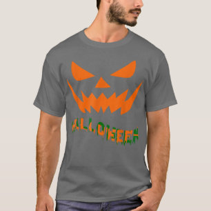 Funny Halloween Jack O' Lantern Pumpkin fun face T-Shirt