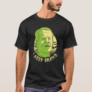 Funny Halloween Joe Biden Zombie I Need Brains Cos T-Shirt
