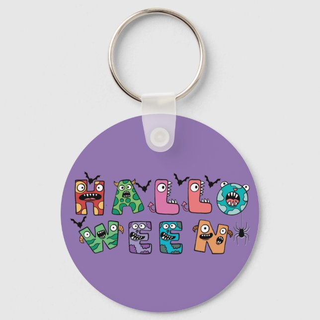 Funny Halloween Keychain (Front)