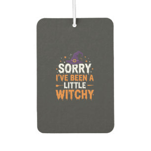 Funny Halloween Little Witchy Quote Design Air Freshener