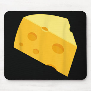 Funny Halloween Matching Costume Cheese Mouse Pad