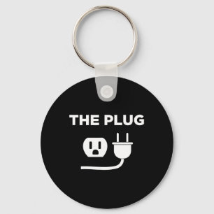 Funny Halloween Meme Costume The Plug Keychain