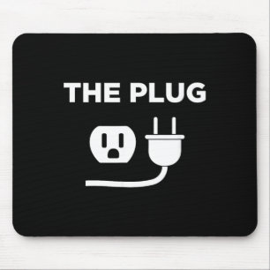 Funny Halloween Meme Costume The Plug Mouse Pad