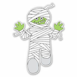 Funny Halloween Mummy Boy Party Favour
