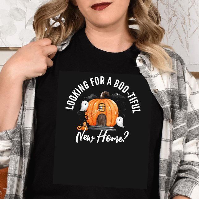 Funny Halloween New Home Real Estate Agent T-Shirt (Creator Uploaded)