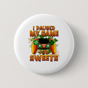 Funny Halloween Outfit for Gamer - Cool Halloween 2 Inch Round Button