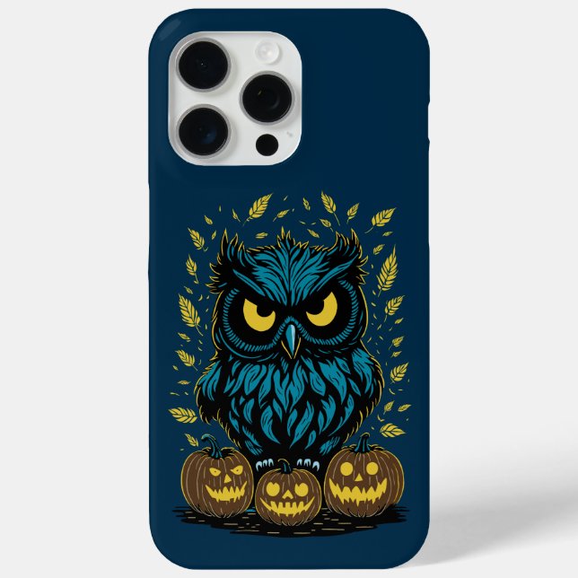 Funny Halloween Owl Case-Mate iPhone Case (Back)