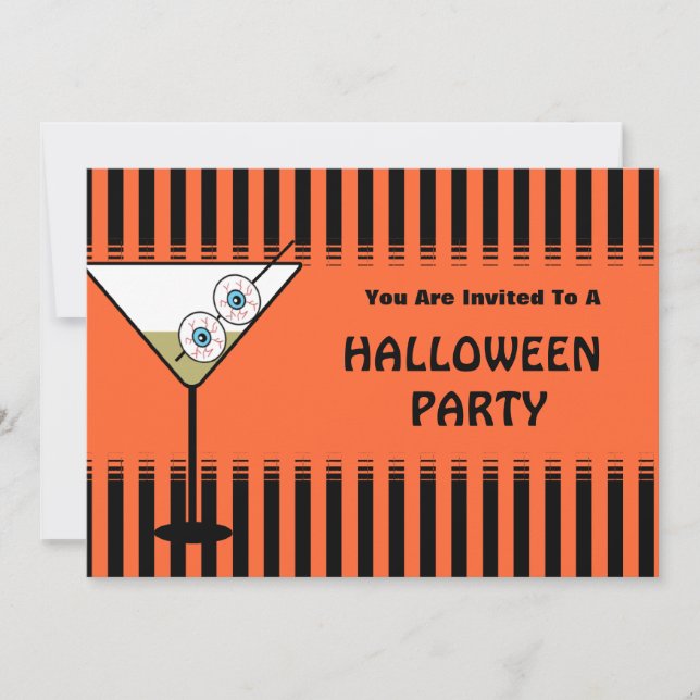 Funny Halloween Party Invitation (Front)