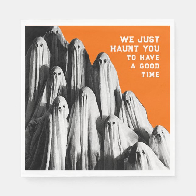 Funny Halloween Party Napkin (Front)