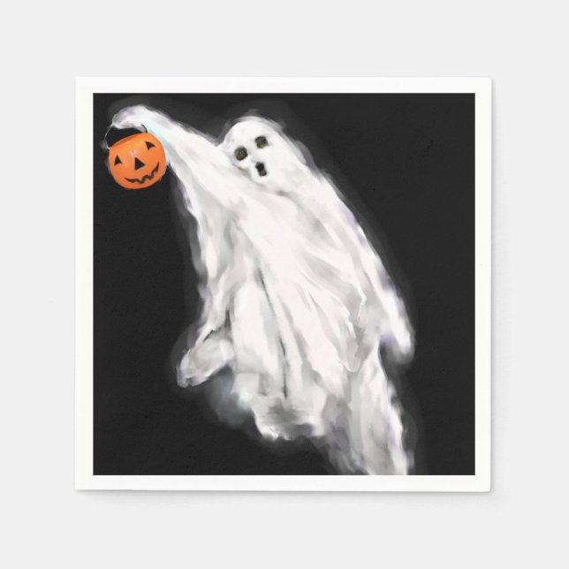 Funny Halloween Party Napkin (Front)