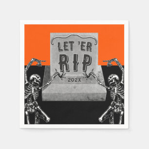 Funny Halloween Party Napkin