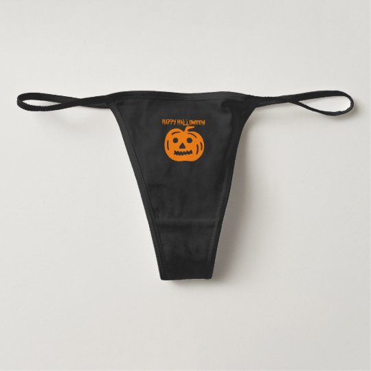 Funny Halloween party thong underwear for women